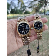 PROKING Couple Gold Watches – Number Dial Quartz Analog Jam Tangan Pasangan