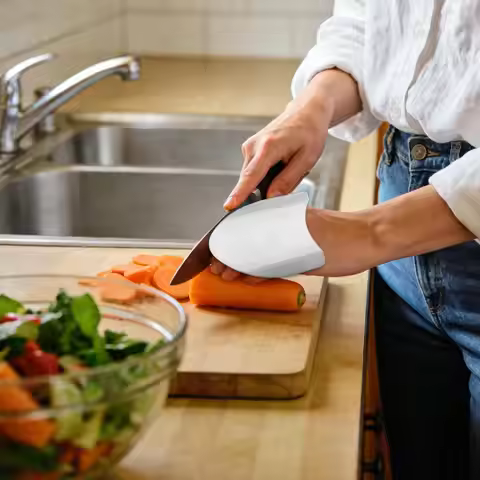 2/4Pcs Stainless steel finger protector Cutting meat vegetables finger safety fingerboard multi-func