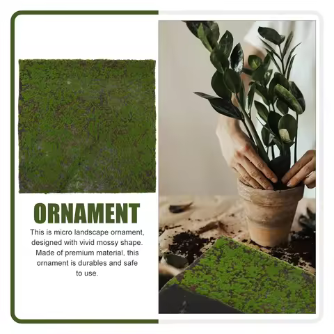 Sphagnum Moss Carpet Artificial Grass Lawn Mini Landscape Decoration Fake Grass TurfPlants Accessori