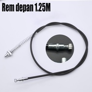 Tali Rem Sepeda 1.25/1.8m Kabel Rem Sepeda Depan Belakang Kabel Rem Sepeda Polygon Selis Pacific