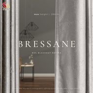 【SM CURTAIN】 BRESSANE + BRIOCHE 270CM BLACKOUT CURTAIN FREE HEIGHT ALTERATION HOOK & RING PREMIUM CU
