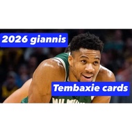 2026 Onwards Giannis Antetokounmpo Parallel Numbered Mixed Cards
