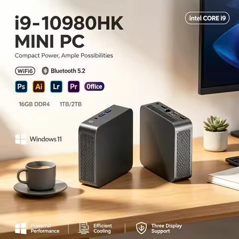 Mini Pc Computer Windows 11 Gaming Computer Intel Core I9 10980HK Handheld pc Intel core i9 Ethernet