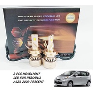 ☆LED☆ 2pcs LED HEADLIGHT BULB (3 COLOR) (H7) FOR PERODUA ALZA (2009-PRESENT)