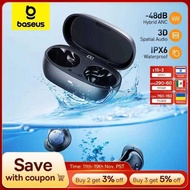 Baseus ie MA10 Pro Wireless Earphones 48dB Hybrid ANC Bluetooth 5.3 Earbuds IPX6 Waterproof 4-Mics E