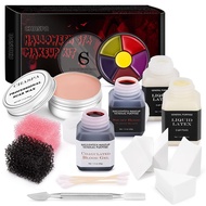 CHASPA Halloween liquid latex SFX forming kit for fake scars wound forming - scar scars wax, liquid 