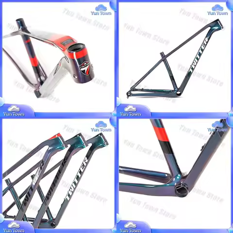 Carbon Cyclocross Frame for Twitter Warrior 27.5 and 29er MTB Disc Bike Frames for Adult
