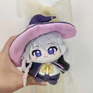 10cm Anime Cosplay Pendant Toys Cute Elaina Attribute Adorable Sitting Posture Printed Body Plush Co