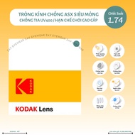 Genuine 1.74 Kodak UVBlue Lens Anti-blue light, UV rays lenses