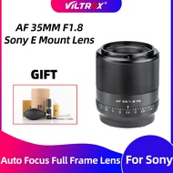 VILTROX 35mm F1.8 Lnes Full Frame Lens Auto Focus Lens Prime Large Aperture Portrait Lens For Sony E mount Sony Lens a6400 A7III