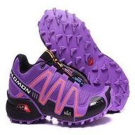 登山鞋 戶外鞋Salomon3所羅門戶外越野跑鞋女子登山鞋徒步鞋薩洛蒙登山鞋運動鞋