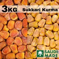 3KG Kurma Sukkari (dry and rotab) Sukkari Dates 3 KG | Sukari | Sokari | سكري