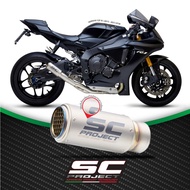 SC-Project ท่อไอเสียสำหรับ YAMAHA YZF R1 (2020 - 2022) - R1M | CR-T Muffler Titanium (mesh on exit p