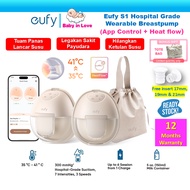 [Gift + App + Hospital Grade + Heatflow] Eufy S1 Wearable Breast Pump/ Eufy S1 Pam Susu