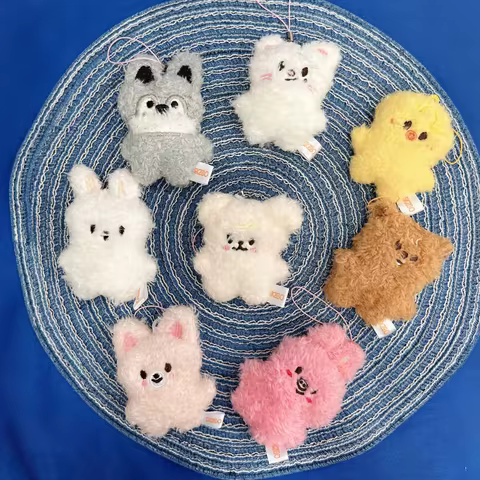 FM Field Week SKZOO Stray Kids Pendant Mini Plush Key Backpack Pendant Birthday Surprise for Kids Co