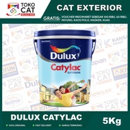 DULUX CATYLAC EXTERIOR WALL PAINT WHITE 5 KG GALLON EXTERIOR WALL PAINT/