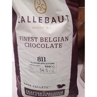 Callebaut dark chocolate couverture 811 54% chocolate 250gr Repack Callebaut Chocolate 811