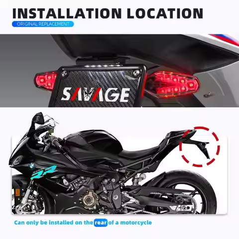 For BMW M1000RR S1000RR S1000XR S1000R F900GS R1300GS R1250GS ADV Motorcycle LED Turn Signal Rear Br