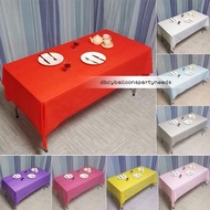 Plastic Table Cover 137cm*183cm(54inch*72inch)Good For 6 Person Birthday Partyneeds Decoration