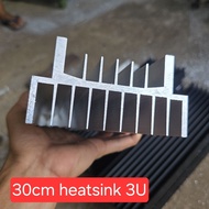 3u 30cm white aluminum build upheatsink pc fan
