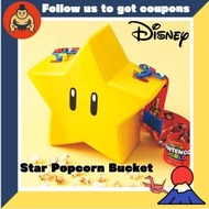 USJ Mario Star Pop corn Bucket Universal Studios Japan Exclusive Super Mario Super star Popcorn Buck