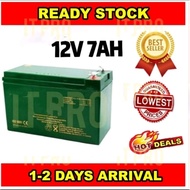PRO🏠( RENAME TO Firstpower) 12V 7AH / 7.2AH NEW LABEL PREMIUM Solar Rechargeable Sealed Lead Acid Ba