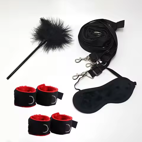 SM Erotic Toys 18+ Adult Games Bed Restraint BDSM Bondage Handcuffs Sextoy Slave Ankle Cuffs Couple 
