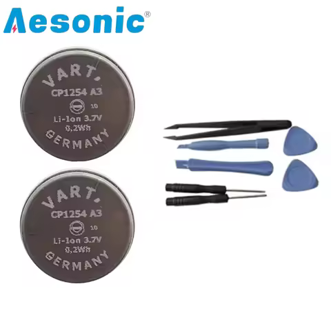 2PCS New Original for VARTA 60mAh 3.7V CP1254 A3 Battery for WF-1000X WF-1000XM3 WF-1000XM4 Bluetoot