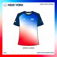[Made For Women] NEW YORK'24 Marathon Performance Short Sleeve