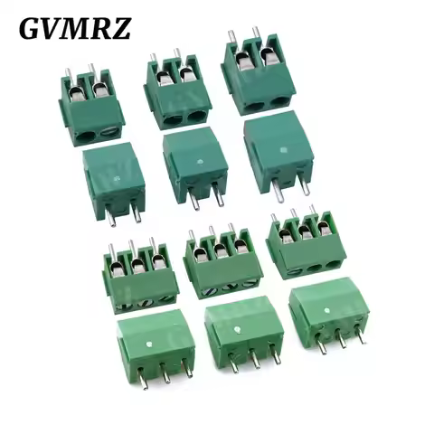 10PCS KF350 KF350-2p 3p Pitch 3.5mm 2 3 Pin Spliceable Plug-in PCB Screw Terminal Block Connector 30