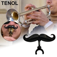 [TENOL] Clip on Mustache for Trumpets Trombones Prop Decorative Gift for Baritone Band Director