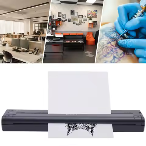 ATS886 Tattoo Stencil Transfer Printer Machine Portable Cordless Tattoo Stencil Printer Rechargeable