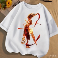 COD  nezha cotton t-shirt print buju