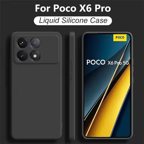 Camera Protector Soft Case For Xiaomi Poco X6 Pro 5G Phone Cases For Xiaomi Poco X6 Pro Poco X6 Pro 