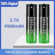 New 18650 9900mAh 3.7V Lithium Ion High Capacity Rechargeable Battery for Flashlight Lithium Recharg