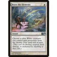 ♞,♘,♙1 brave the elements card magic modern edh commander white instant pioneer angel core 15 power