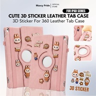 Premium Leather Case iPad Gen 11 10 9 8 7 6 5 Air/ 4/5/6 Pro 11/ Mini/ 1 2 3 4 5 6 7 Cute Pumpkin Bu