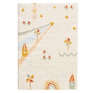 Hanhan1 Fabater Bedside Rug  Imitation Living Room Full Floor Design Versatile for Hallway (Type 1 4