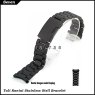 Tali Rantai jam tangan Stainless Stell Bracelet tali jam rantai solid jam tangan model kuping