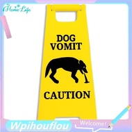 [HoME&life] Dog Vomit Sign 4 Inch Vomit Wet Floor Sign Vomit Warning Sign Decoration Yard Sign