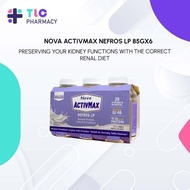 NOVA ACTIVMAX NEFROS LP 85G X 6/ Energy-Dense, Complete Renal Nutritional Drink With Low Protein And