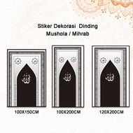 Stiker Dinding mihrab Stiker glossy Wallpaper dinding dekorasi ruangan ibadah