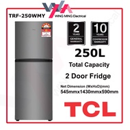 TCL 250L/330L Refrigerator 2 Door/Peti Ais 2 Pintu Inverter (TRF-250WMY/TRF-330WMY) Peti Sejuk/Fridg