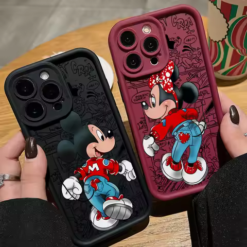 Mickey Minnie Mouse Lovers Phone Case for Vivo V40 V30 SE V30e V29 V25 V23 V21 V23e Y50 Y36 35 Y28 Y