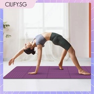 [Cilify.sg] Foldable Yoga Mat 4mm Thick Workout Mat Double Sided Non-slip for Travel Picnics