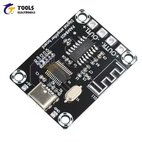 XH-A155 DC5V Mini PAM8403 Ultra Clear D-Class BT Digital Amplifier Board 5W+5W Amplifier Board Type-