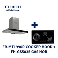 FUJIOH FR-MT1990R Chimney Cooker Hood (Recycling) + FH-GS5035 Gas Hob with 3 Burners