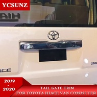 Chrome Rear Tailgate Truck Trim Accessories For Toyota Hiace Commuter Quantum Van 2019 2020 2021 202