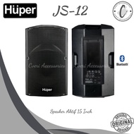 huper js12 speaker aktif 15 inch with bluetooth original huper js-12