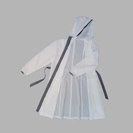 【多功能防護衣】寬鬆長版休閒防護外套－中性直筒設計KHP-3005